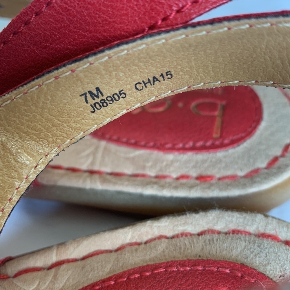 B o c Born Concepts Clearwater Flat Adjustable Ankle strap Sandals Size 7M - Picture 9 of 10